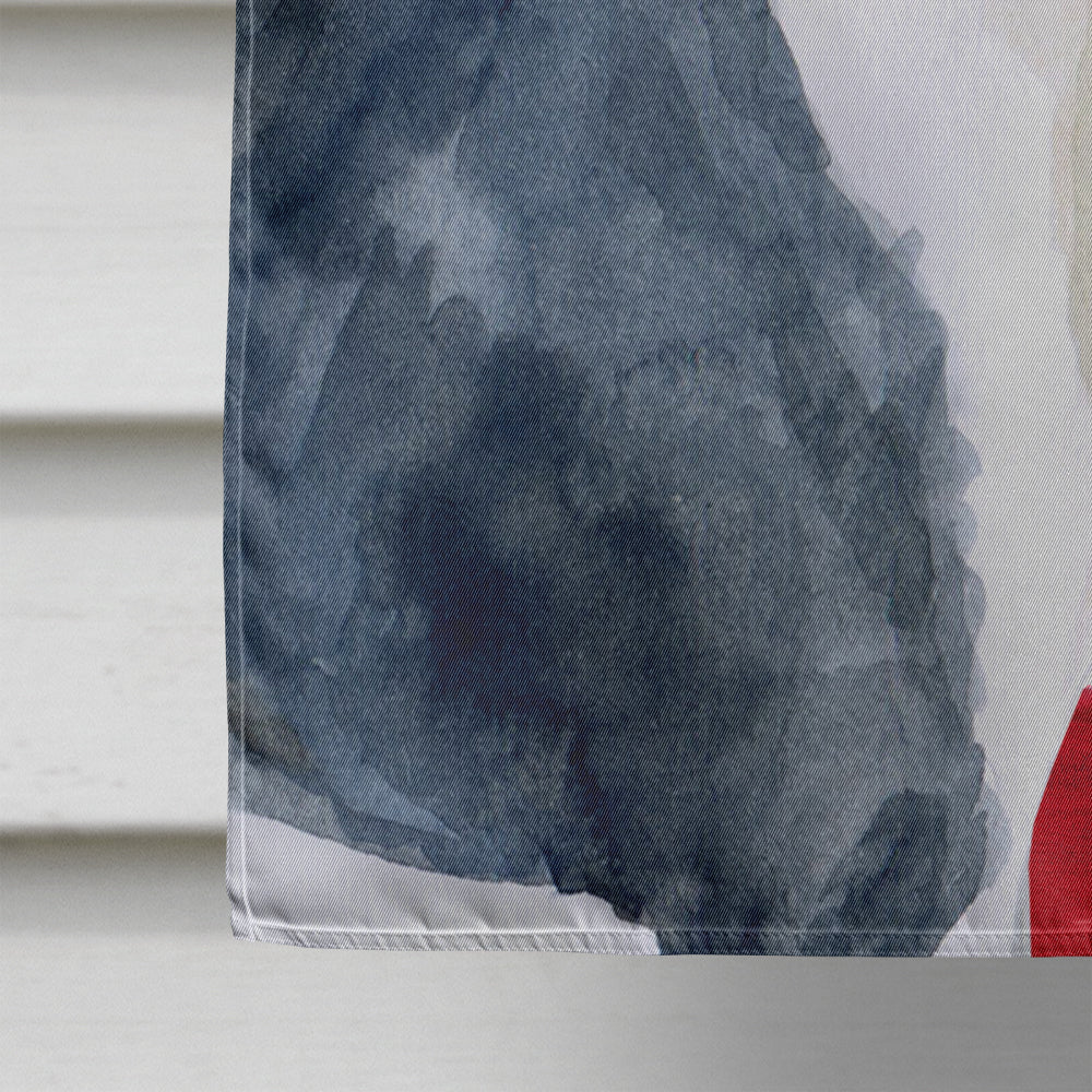 Harlequin Great Dane Patriotic House Flag 28x40 Porch Sleeve Pole Decorative Outside Yard Banner Artwork Wall Hanging, Polyester