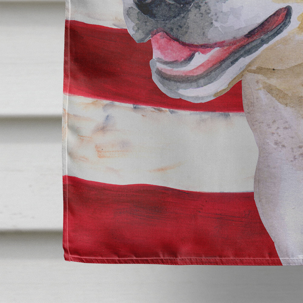 American Staffordshire Patriotic House Flag 28x40 Porch Sleeve Pole Decorative Outside Yard Banner Artwork Wall Hanging, Polyester