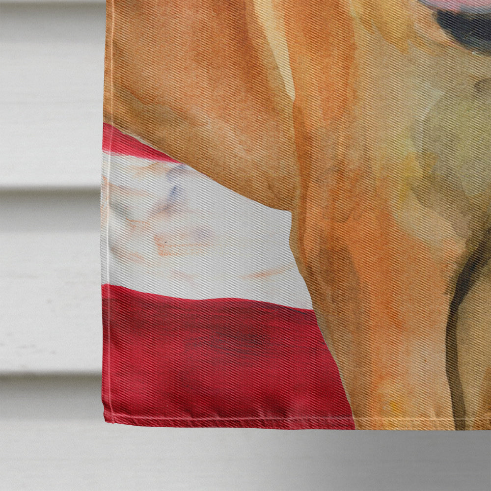 Boerboel Mastiff Patriotic House Flag 28x40 Porch Sleeve Pole Decorative Outside Yard Banner Artwork Wall Hanging, Polyester