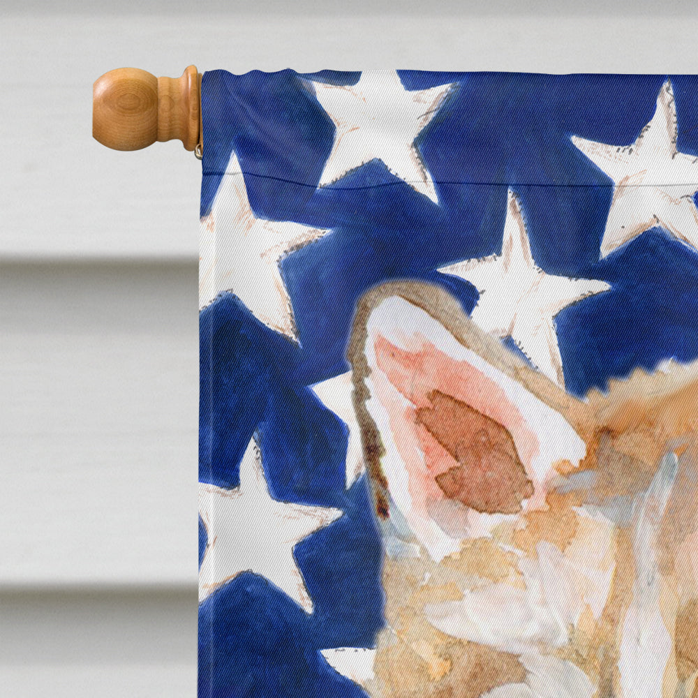 Siberian Husky Patriotic House Flag 28x40 Porch Sleeve Pole Decorative Outside Yard Banner Artwork Wall Hanging, Polyester