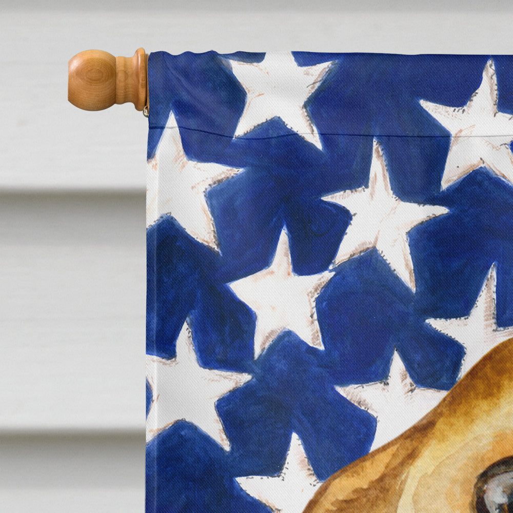 Chihuahua Patriotic House Flag 28x40 Porch Sleeve Pole Decorative Outside Yard Banner Artwork Wall Hanging, Polyester