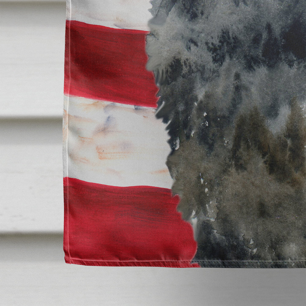 Newfoundland Patriotic House Flag 28x40 Porch Sleeve Pole Decorative Outside Yard Banner Artwork Wall Hanging, Polyester