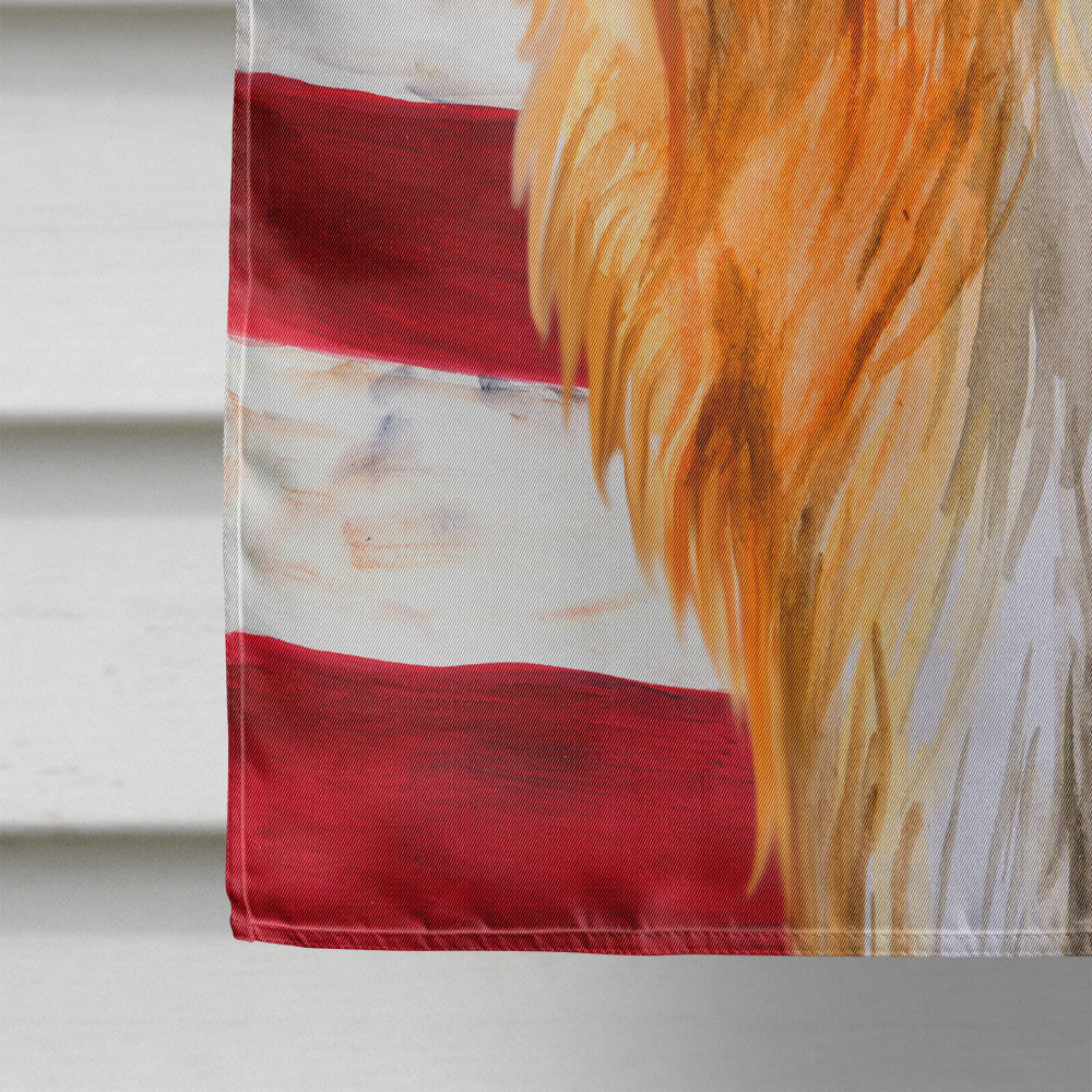 Yorkshire Terrier Patriotic House Flag 28x40 Porch Sleeve Pole Decorative Outside Yard Banner Artwork Wall Hanging, Polyester