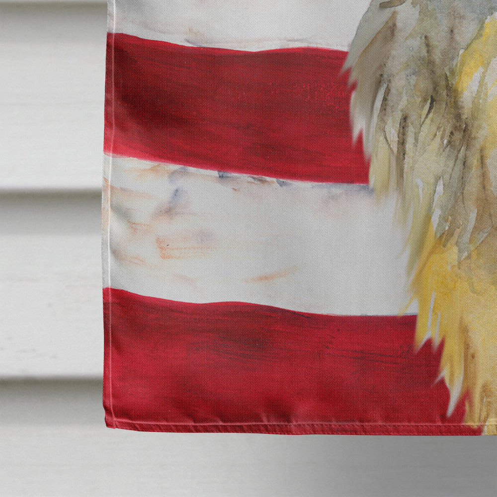 Brussels Griffon Patriotic House Flag 28x40 Porch Sleeve Pole Decorative Outside Yard Banner Artwork Wall Hanging, Polyester
