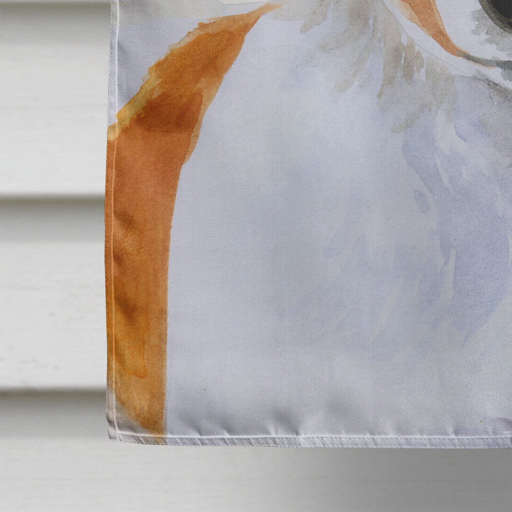 Jack Russell Terrier Patriotic House Flag 28x40 Porch Sleeve Pole Decorative Outside Yard Banner Artwork Wall Hanging, Polyester