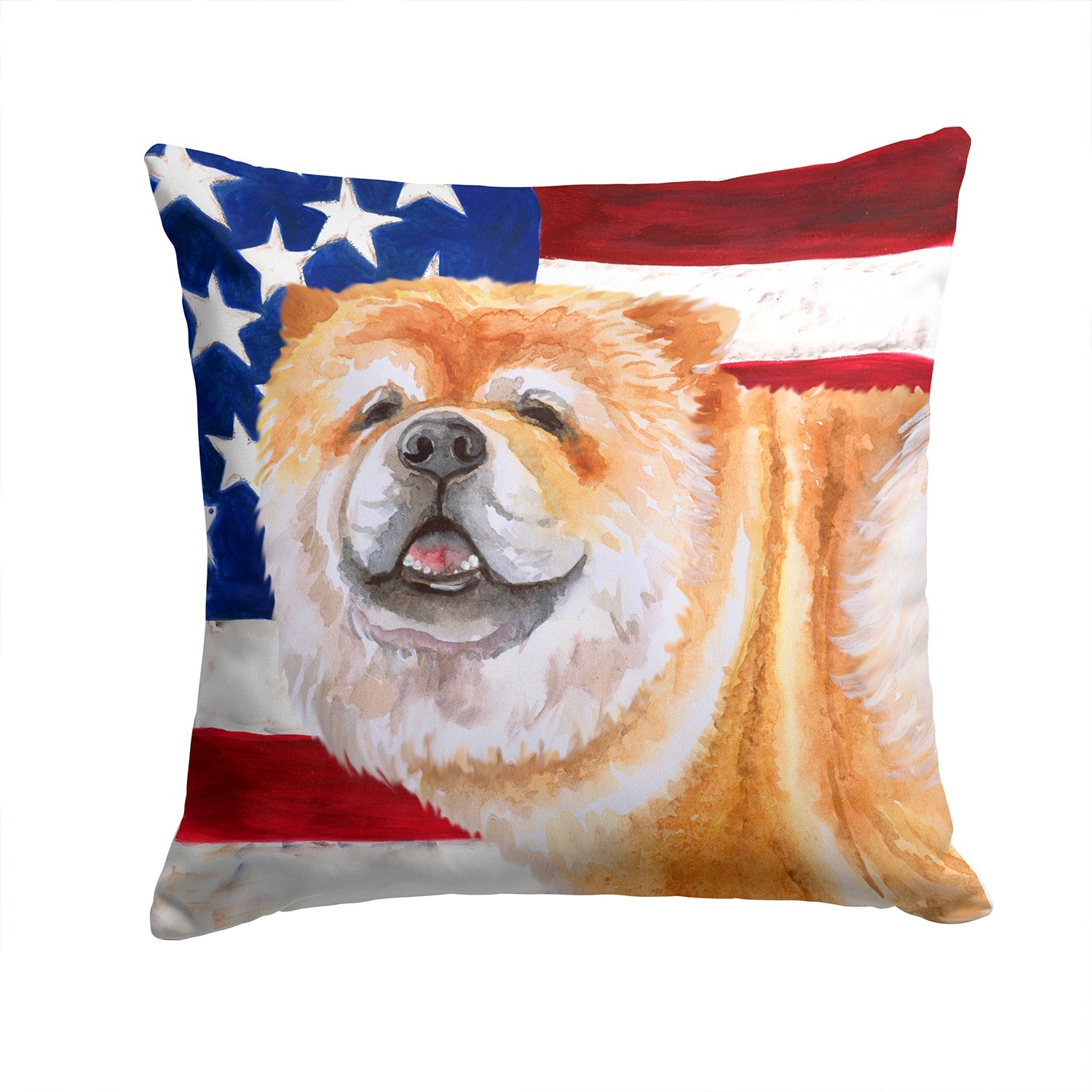 Cane Corso Patriotic Decorative Throw Pillow 14x14 Indoor Outdoor Accent Cushion, Fabric Cover with Insert for Sofa, Bed, Porch & Living Room