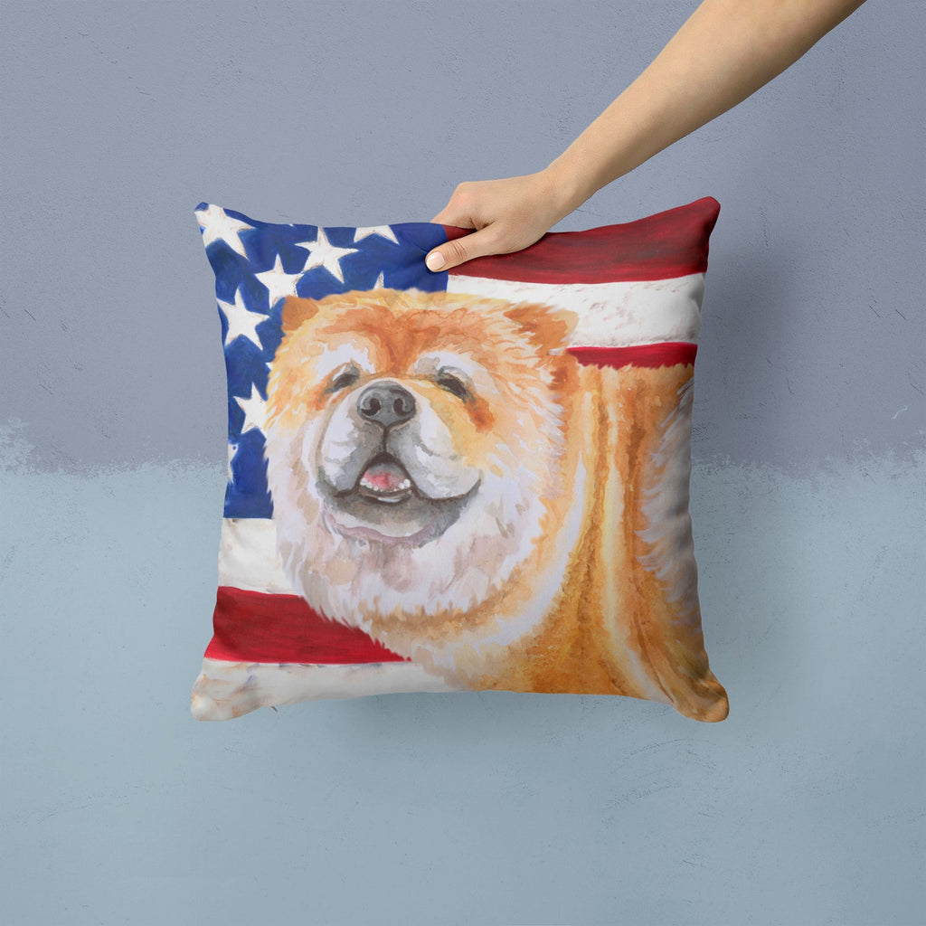 Cane Corso Patriotic Decorative Throw Pillow 14x14 Indoor Outdoor Accent Cushion, Fabric Cover with Insert for Sofa, Bed, Porch & Living Room