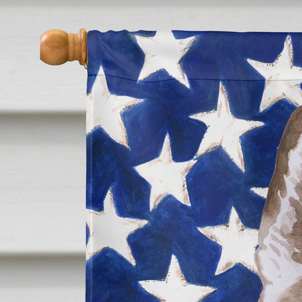 Siberian Husky Grey Patriotic House Flag 28x40 Porch Sleeve Pole Decorative Outside Yard Banner Artwork Wall Hanging, Polyester