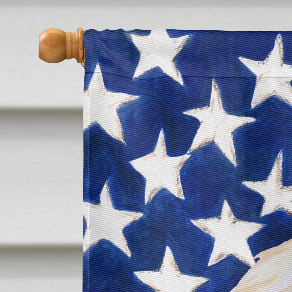 Afghan Hound Patriotic House Flag 28x40 Porch Sleeve Pole Decorative Outside Yard Banner Artwork Wall Hanging, Polyester