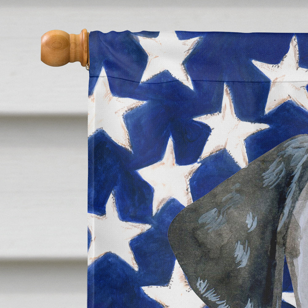 Dalmatian Puppy Patriotic House Flag 28x40 Porch Sleeve Pole Decorative Outside Yard Banner Artwork Wall Hanging, Polyester