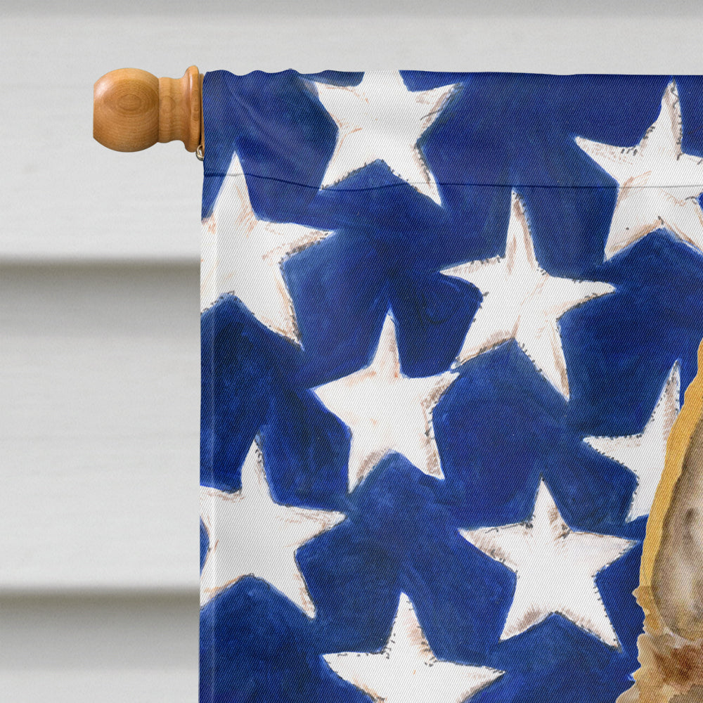 German Shepherd #2 Patriotic House Flag 28x40 Porch Sleeve Pole Decorative Outside Yard Banner Artwork Wall Hanging, Polyester