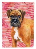 German Boxer Love House Flag 28x40 Porch Sleeve Pole Decorative Outside Yard Banner Artwork Wall Hanging, Polyester