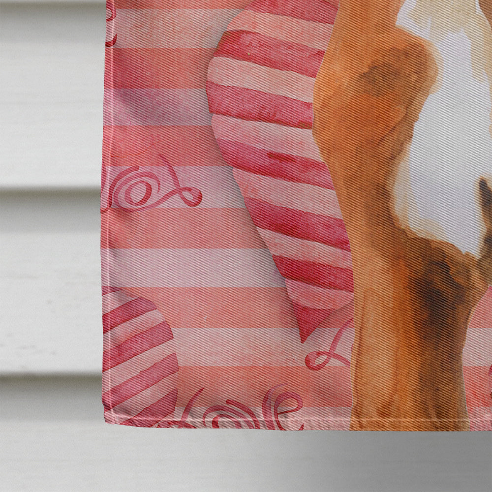 German Boxer Love House Flag 28x40 Porch Sleeve Pole Decorative Outside Yard Banner Artwork Wall Hanging, Polyester