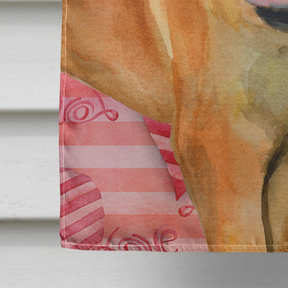 Boerboel Mastiff Love House Flag 28x40 Porch Sleeve Pole Decorative Outside Yard Banner Artwork Wall Hanging, Polyester