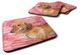 Dachshund Love Foam Coasters Set of 4 Cup Coasters for Indoor Outdoor, Tabletop Protection, Anti Slip, Mouse pad Material