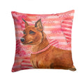 Miniature Pinscher Love Decorative Throw Pillow 14x14 Indoor Outdoor Accent Cushion, Fabric Cover with Insert for Sofa, Bed, Porch & Living Room