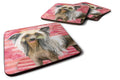 Chinese Crested Love Foam Coasters Set of 4 Cup Coasters for Indoor Outdoor, Tabletop Protection, Anti Slip, Mouse pad Material