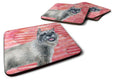 Schnauzer Love Foam Coasters Set of 4 Cup Coasters for Indoor Outdoor, Tabletop Protection, Anti Slip, Mouse pad Material