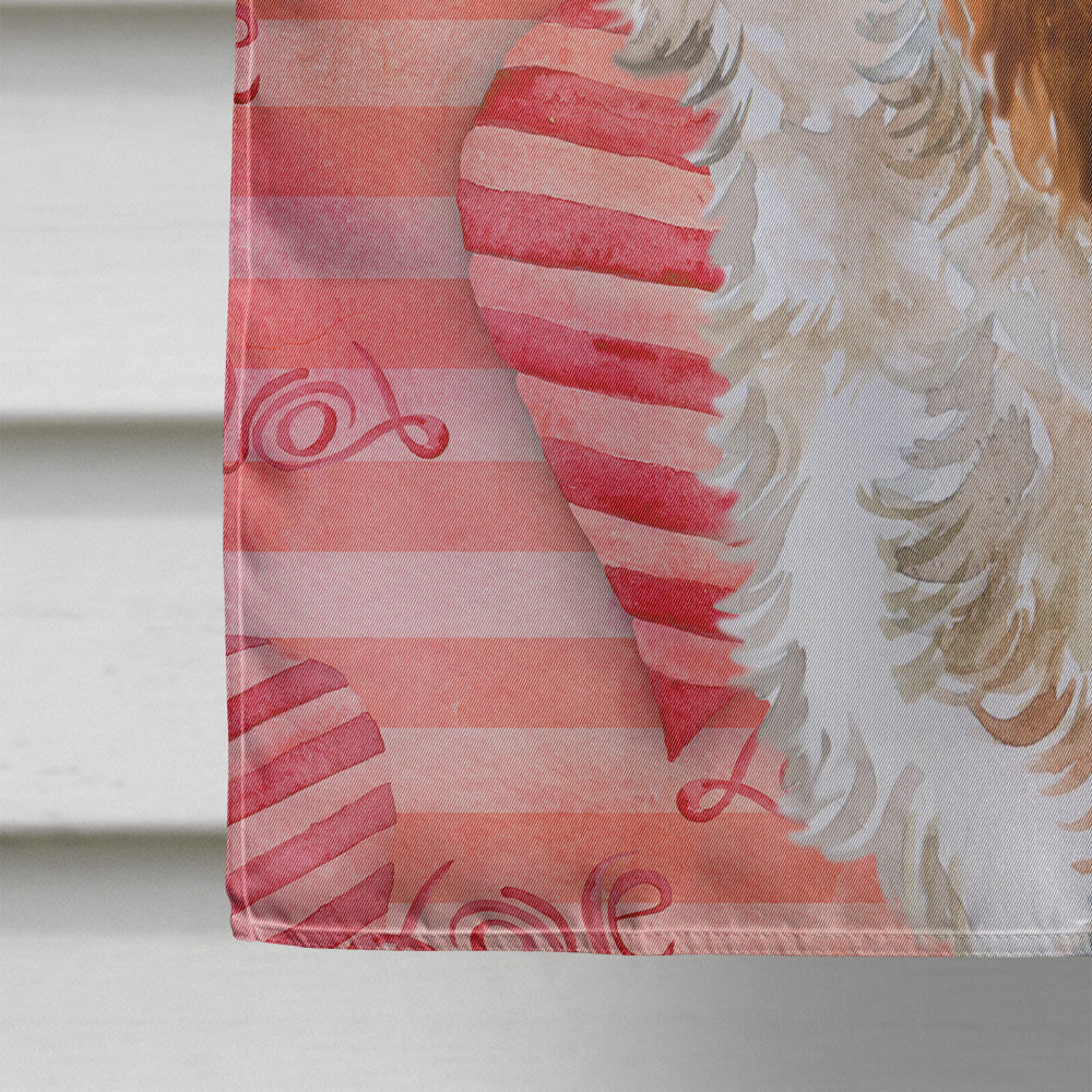 Cavalier Spaniel Love House Flag 28x40 Porch Sleeve Pole Decorative Outside Yard Banner Artwork Wall Hanging, Polyester