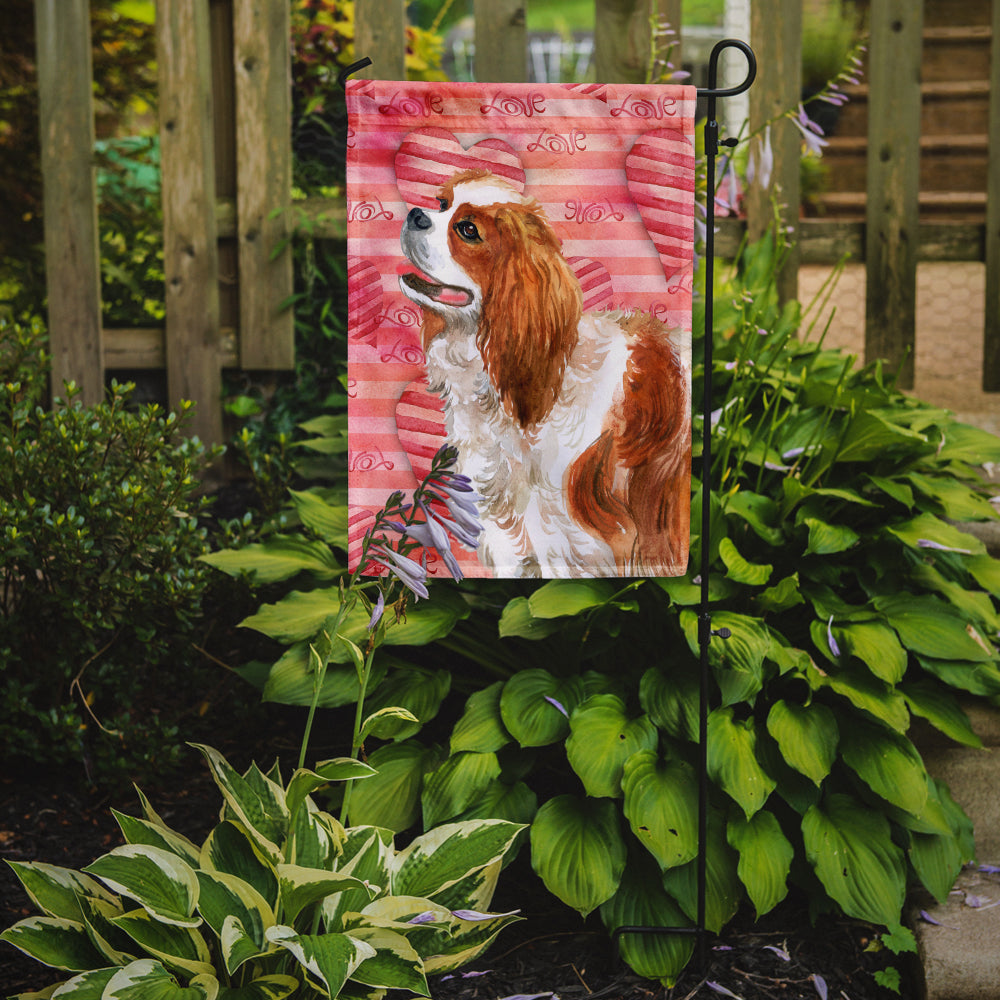 Cavalier Spaniel Love Garden Flag Mailbox Decorative Yard Banner Outside Patio Artwork for Flower Beds, Garden Size, Multicolor