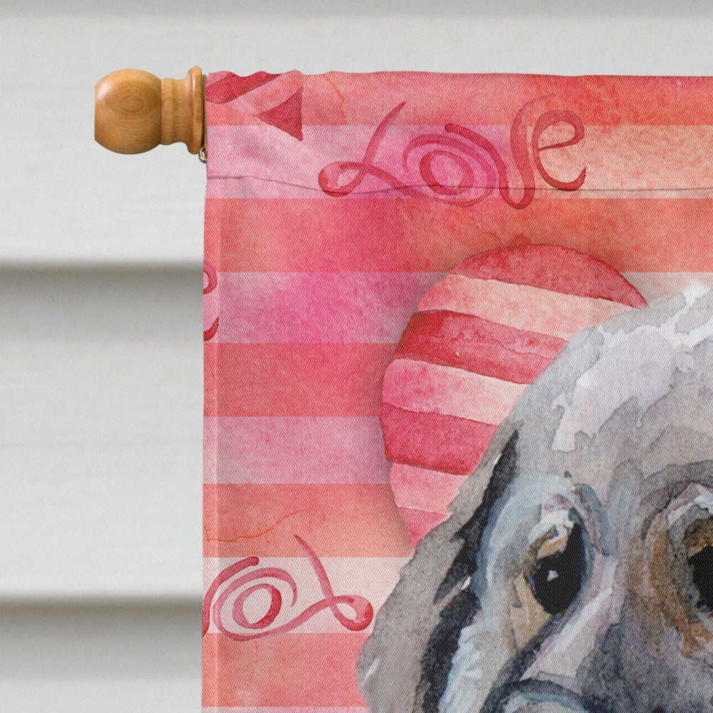 Moscow Watchdog Love House Flag 28x40 Porch Sleeve Pole Decorative Outside Yard Banner Artwork Wall Hanging, Polyester