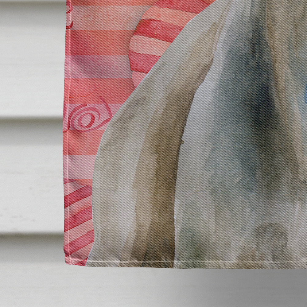 Weimaraner Love House Flag 28x40 Porch Sleeve Pole Decorative Outside Yard Banner Artwork Wall Hanging, Polyester
