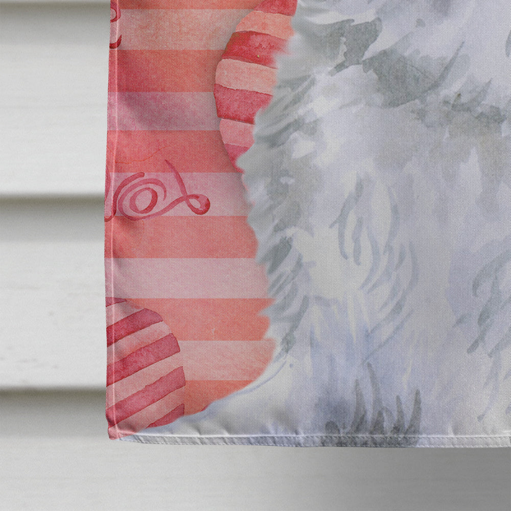 Maremma Sheepdog Love House Flag 28x40 Porch Sleeve Pole Decorative Outside Yard Banner Artwork Wall Hanging, Polyester