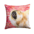Pekingese Love Decorative Throw Pillow 14x14 Indoor Outdoor Accent Cushion, Fabric Cover with Insert for Sofa, Bed, Porch & Living Room