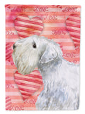Sealyham Terrier Love House Flag 28x40 Porch Sleeve Pole Decorative Outside Yard Banner Artwork Wall Hanging, Polyester