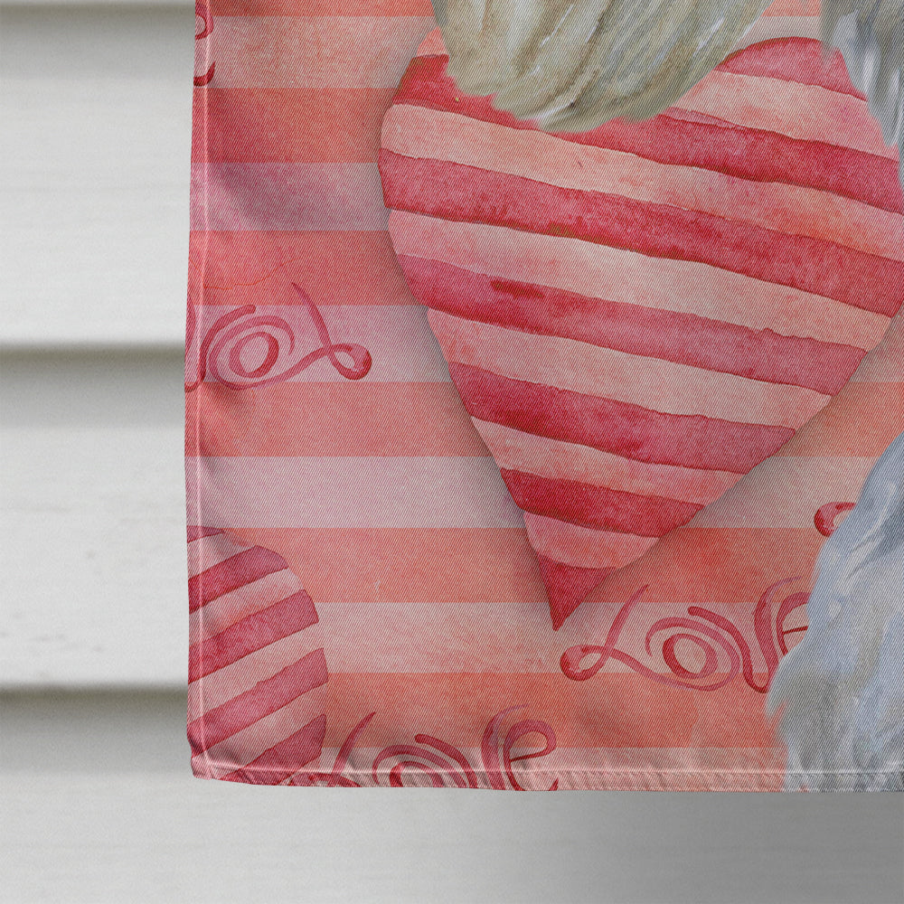 Sealyham Terrier Love House Flag 28x40 Porch Sleeve Pole Decorative Outside Yard Banner Artwork Wall Hanging, Polyester