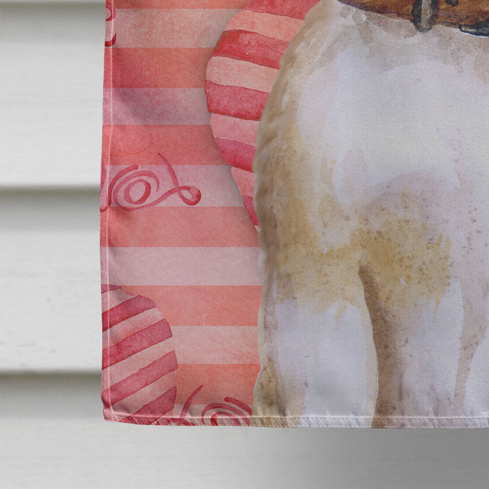 Beagle Love House Flag 28x40 Porch Sleeve Pole Decorative Outside Yard Banner Artwork Wall Hanging, Polyester