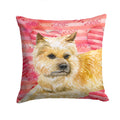 Cairn Terrier Love Decorative Throw Pillow 14x14 Indoor Outdoor Accent Cushion, Fabric Cover with Insert for Sofa, Bed, Porch & Living Room