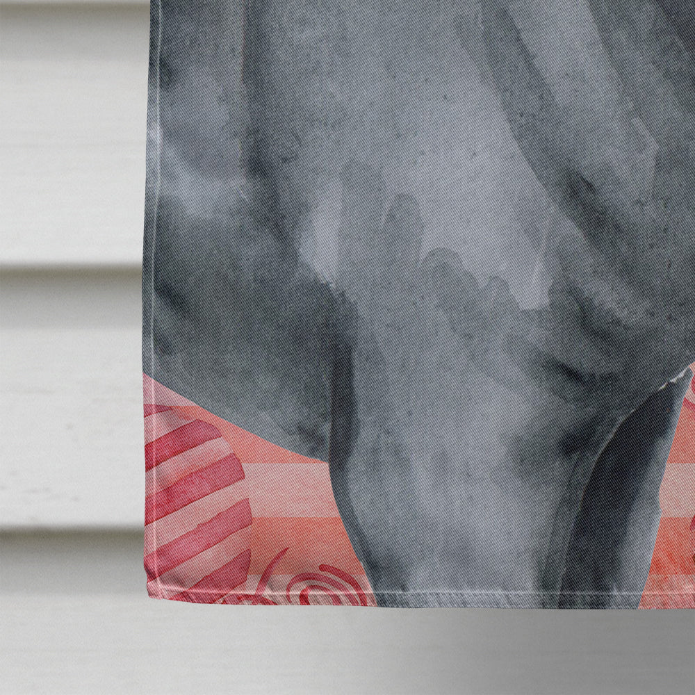 Cane Corso Love House Flag 28x40 Porch Sleeve Pole Decorative Outside Yard Banner Artwork Wall Hanging, Polyester