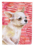 Chihuahua Leg up Love House Flag 28x40 Porch Sleeve Pole Decorative Outside Yard Banner Artwork Wall Hanging, Polyester