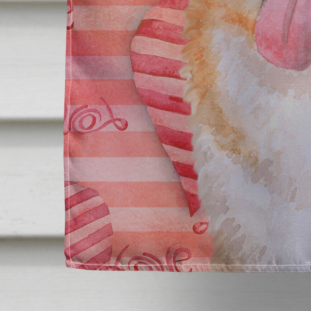 Akita Love House Flag 28x40 Porch Sleeve Pole Decorative Outside Yard Banner Artwork Wall Hanging, Polyester