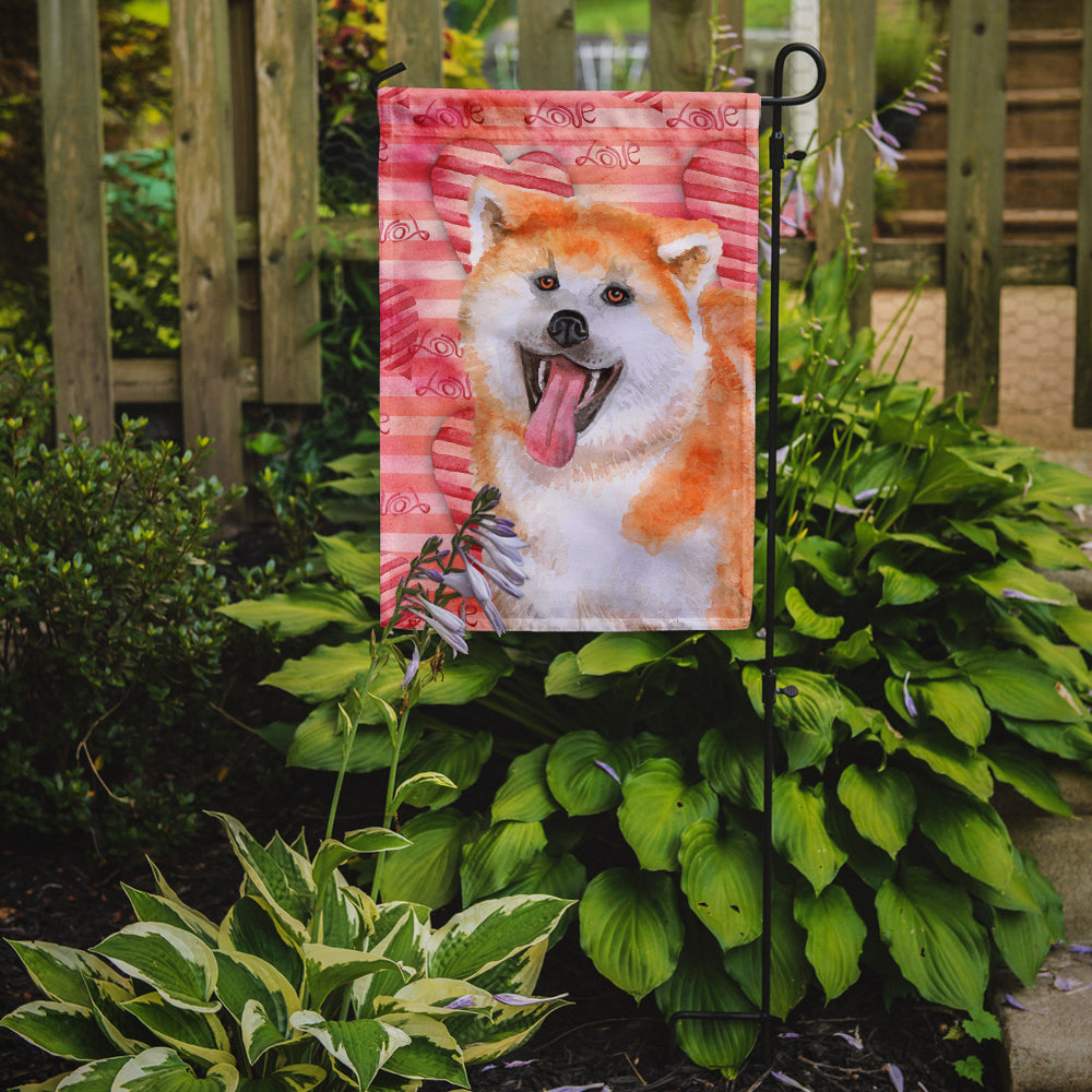 Akita Love Garden Flag Mailbox Decorative Yard Banner Outside Patio Artwork for Flower Beds, Garden Size, Multicolor