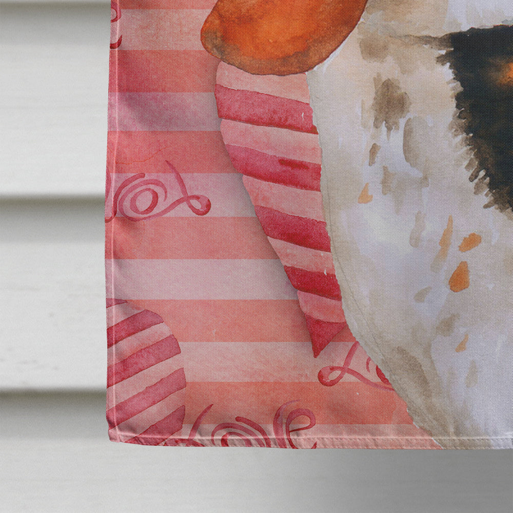 Basset Hound Love House Flag 28x40 Porch Sleeve Pole Decorative Outside Yard Banner Artwork Wall Hanging, Polyester