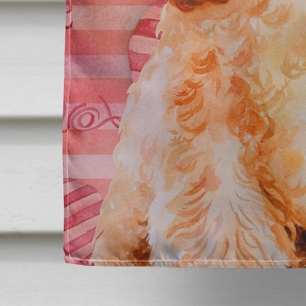 Cocker Spaniel Love House Flag 28x40 Porch Sleeve Pole Decorative Outside Yard Banner Artwork Wall Hanging, Polyester