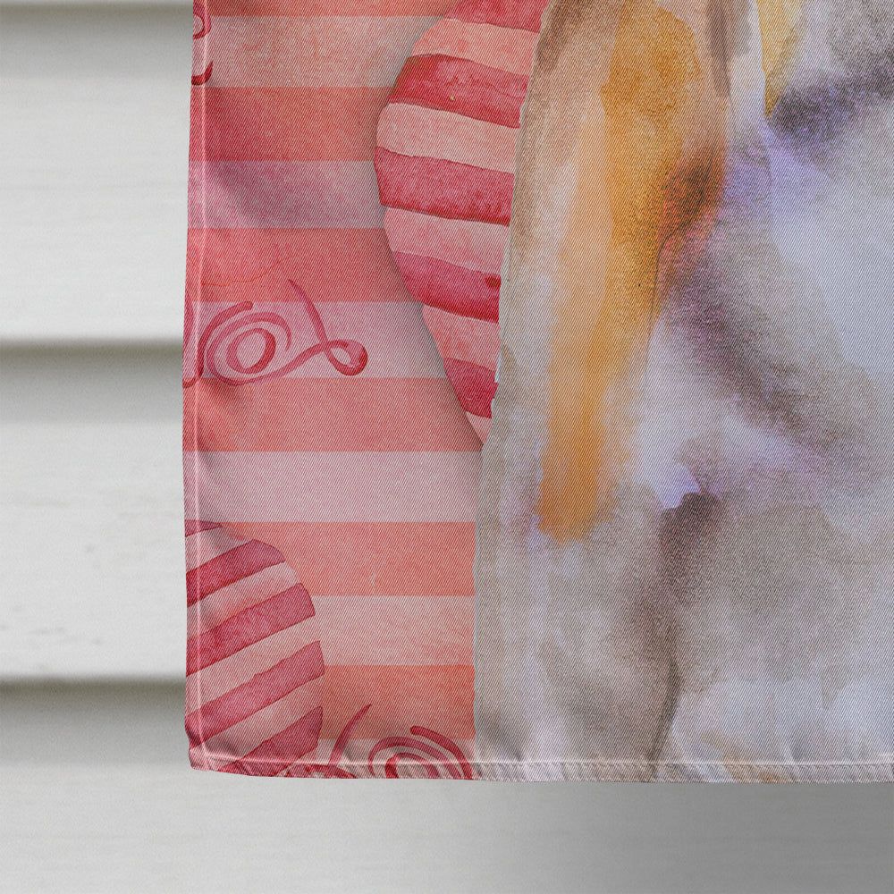 Jack Russell Terrier #2 Love House Flag 28x40 Porch Sleeve Pole Decorative Outside Yard Banner Artwork Wall Hanging, Polyester