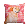 Labrador Retriever Love Decorative Throw Pillow 14x14 Indoor Outdoor Accent Cushion, Fabric Cover with Insert for Sofa, Bed, Porch & Living Room