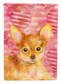 Toy Terrier Love House Flag 28x40 Porch Sleeve Pole Decorative Outside Yard Banner Artwork Wall Hanging, Polyester