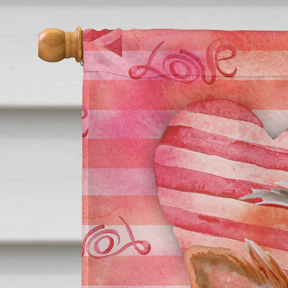 Yorkshire Terrier #2 Love House Flag 28x40 Porch Sleeve Pole Decorative Outside Yard Banner Artwork Wall Hanging, Polyester