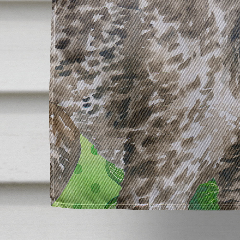 German Shorthaired Pointer St Patrick's House Flag 28x40 Porch Sleeve Pole Decorative Outside Yard Banner Artwork Wall Hanging, Polyester