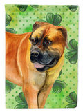 Boerboel Mastiff St Patrick's House Flag 28x40 Porch Sleeve Pole Decorative Outside Yard Banner Artwork Wall Hanging, Polyester