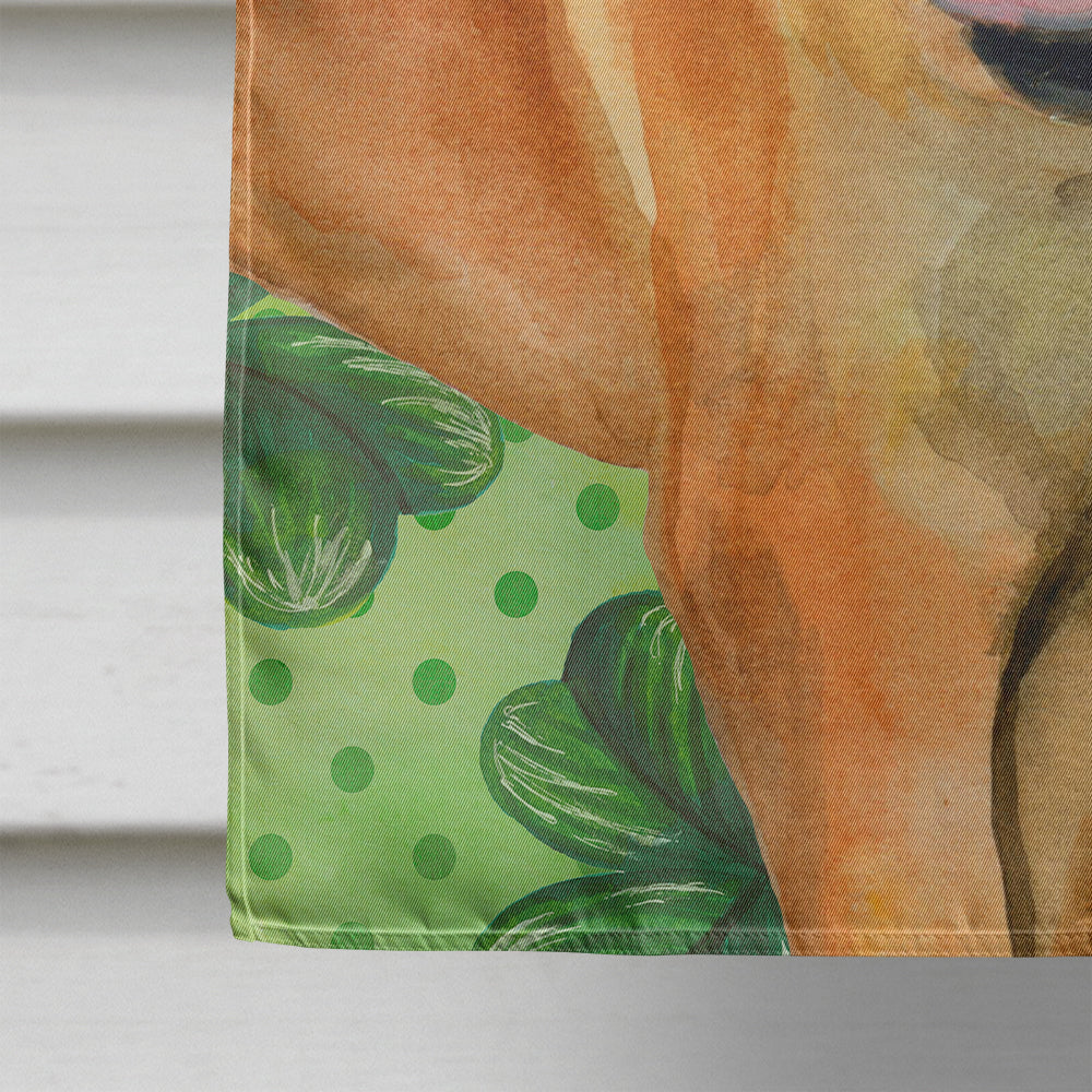 Boerboel Mastiff St Patrick's House Flag 28x40 Porch Sleeve Pole Decorative Outside Yard Banner Artwork Wall Hanging, Polyester