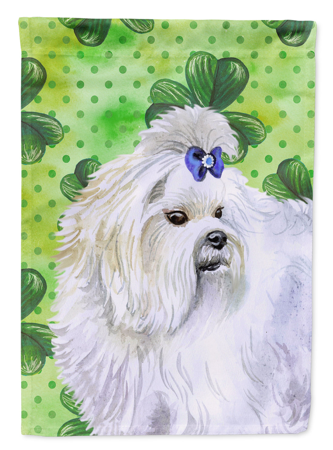 Maltese St Patrick's House Flag 28x40 Porch Sleeve Pole Decorative Outside Yard Banner Artwork Wall Hanging, Polyester
