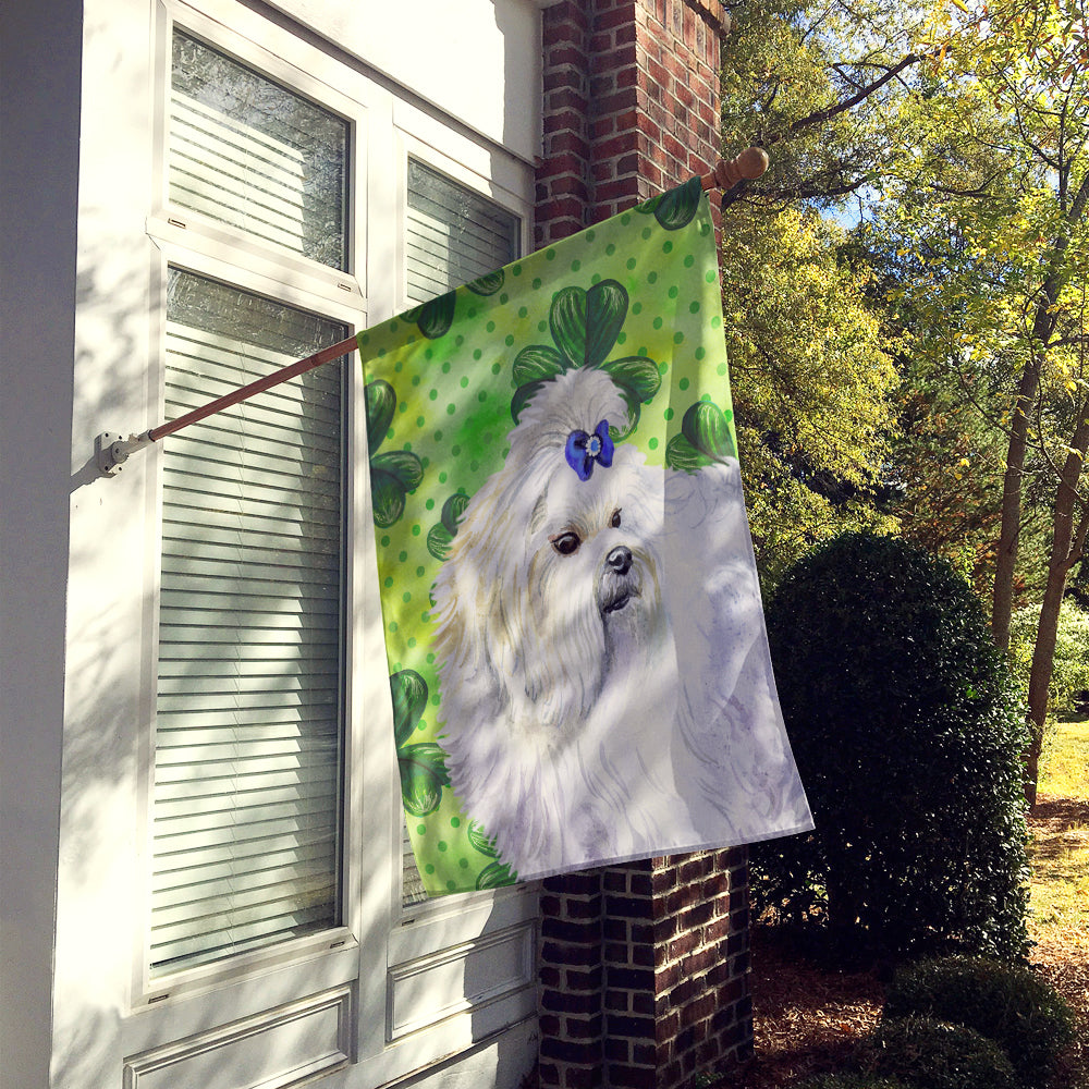 Maltese St Patrick's House Flag 28x40 Porch Sleeve Pole Decorative Outside Yard Banner Artwork Wall Hanging, Polyester