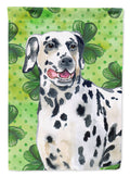 Dalmatian St Patrick's House Flag 28x40 Porch Sleeve Pole Decorative Outside Yard Banner Artwork Wall Hanging, Polyester