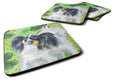 Papillon St Patrick's Foam Coasters Set of 4 Cup Coasters for Indoor Outdoor, Tabletop Protection, Anti Slip, Mouse pad Material