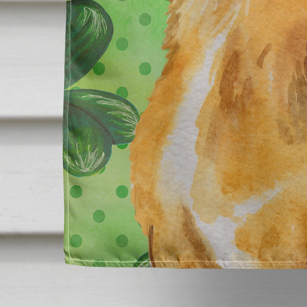 Chihuahua St Patrick's House Flag 28x40 Porch Sleeve Pole Decorative Outside Yard Banner Artwork Wall Hanging, Polyester
